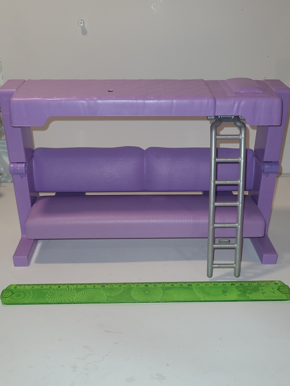 Barbie Purple Bunk Bed with Silver Ladder